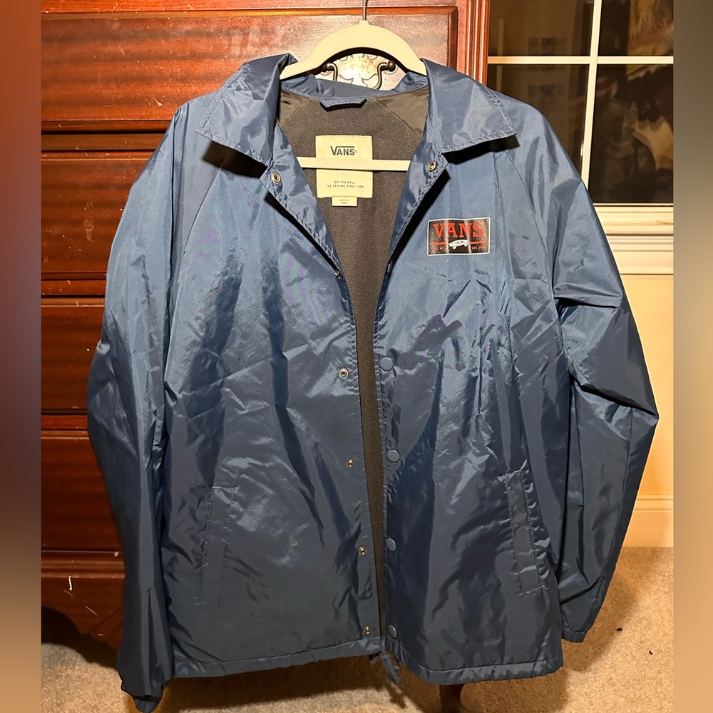 Vans Water Resistant Blue Rain Coat